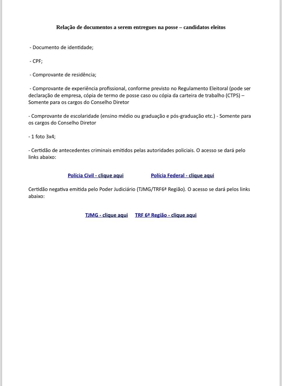 Edital de Inscrição para as Eleiçoes do Conselho da Fundação